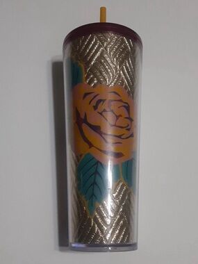 Starbucks Gold Quilted Rose 24 oz
Tumbler